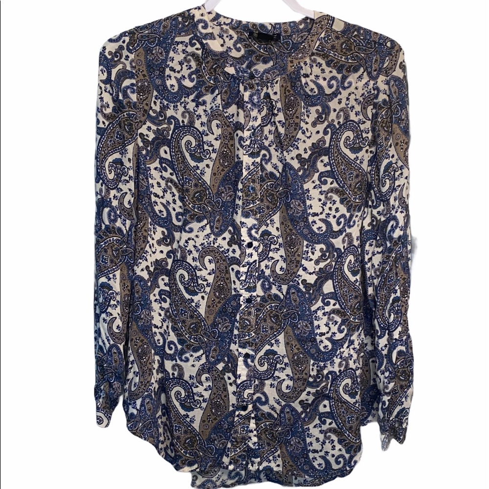 Lucky Brand button down blouse size medium